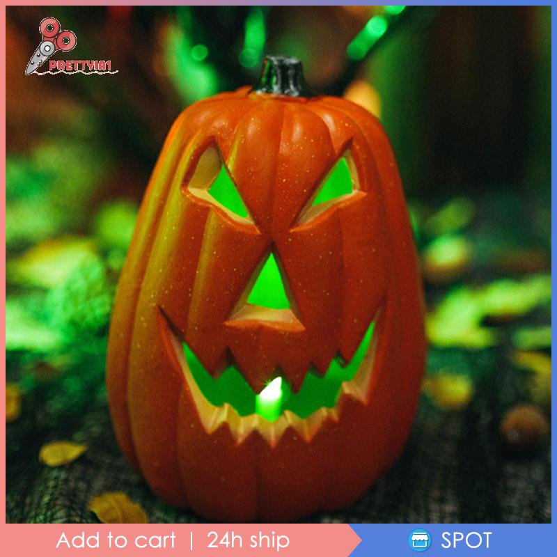Bí Ngô Nhân Tạo Trang Trí Lễ Hội Halloween Prettyia1