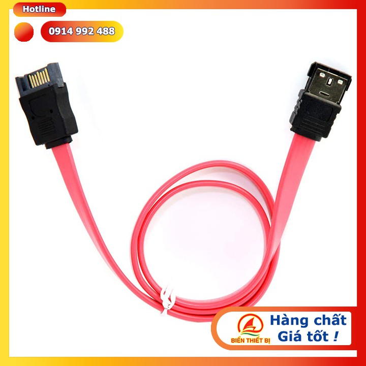 Cáp nối dài SATA dữ liệu cho ổ cứng HDD SSD DVD/ CD-ROM - Cáp dữ liệu SATA nối dài 50cm 7pin Đực sang Cái, cho máy tính