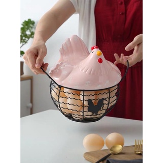 Giỏ gà đựng trứng