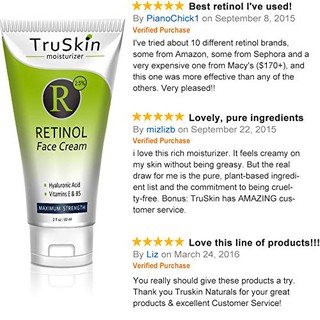 Kem dưỡng ẩm chống nhăn, chống lão hóa Truskin Retinol 60ml, hiệu quả vượt trội, xách tay Mỹ chuẩn