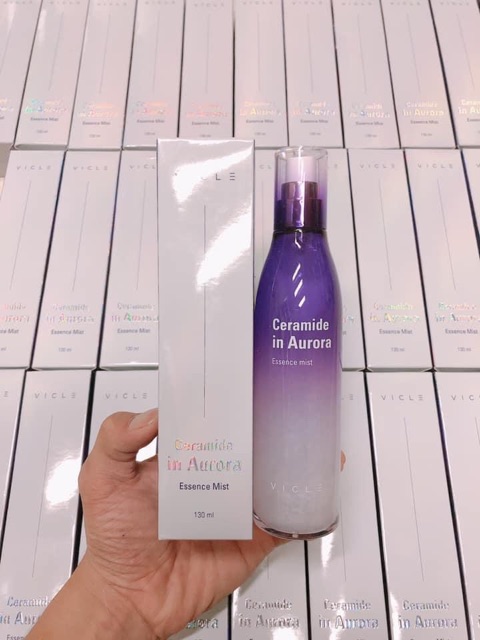 XỊT KHOÁNG VICLE CARAMIDE IN AUDORA ESSENCE MIST.