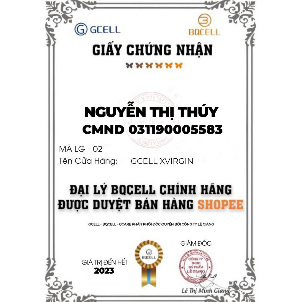 Kem Làm Hồng Nhũ và Bikini Xxvirgin N , Xxvirgin W1 - GCELL lọ 5ml - 15ml