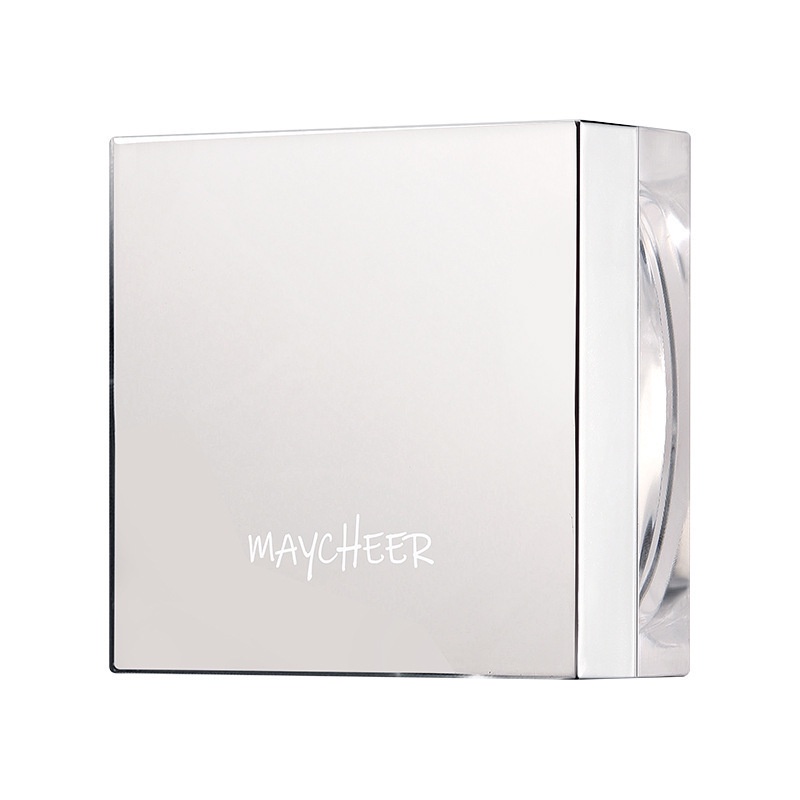 Phấn phủ kiềm dầu Maycheer lên tone tự nhiên, Phấn phủ bột nội địa trung Maycheer che khuyết điểm tốt
