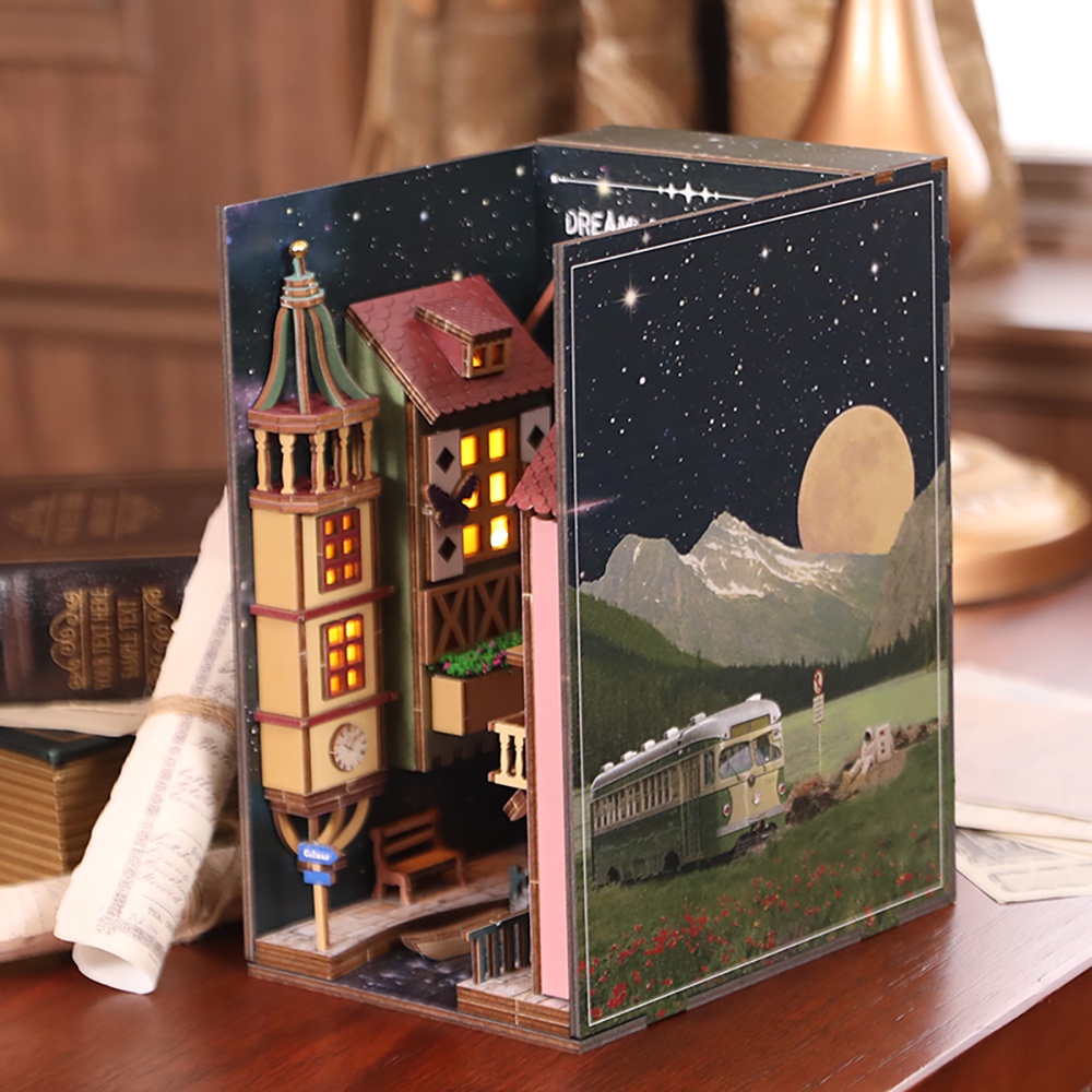 Mô Hình Ngôi Nhà Búp Bê diy Bằng Gỗ YS02