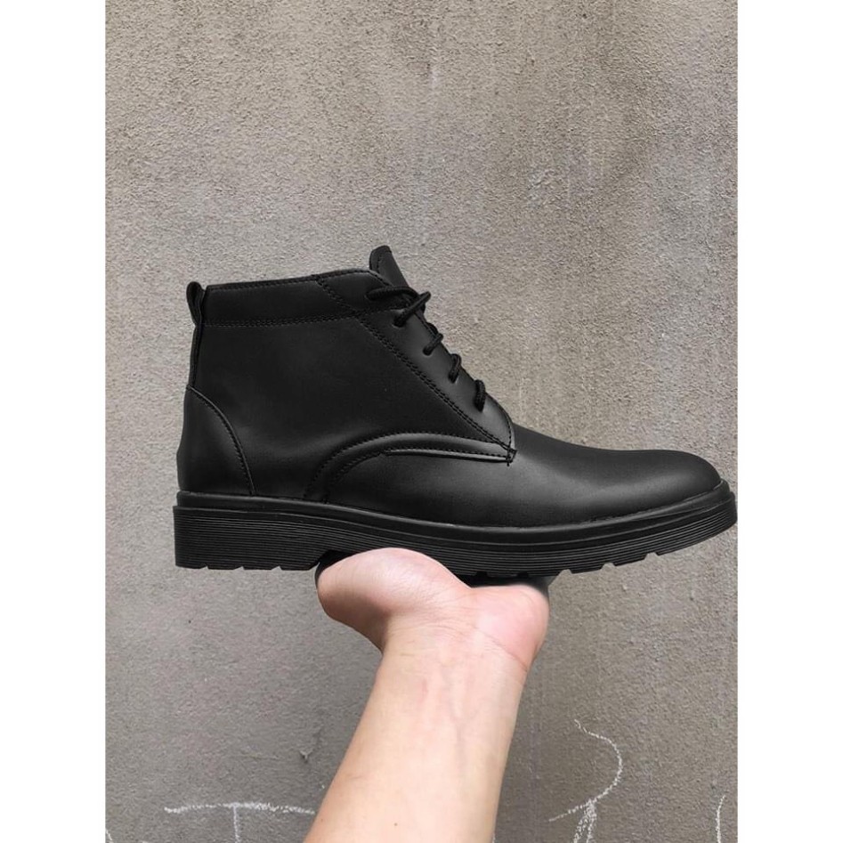 Giày Boots Martens nam SN01 cao cổ  da bò thời trang