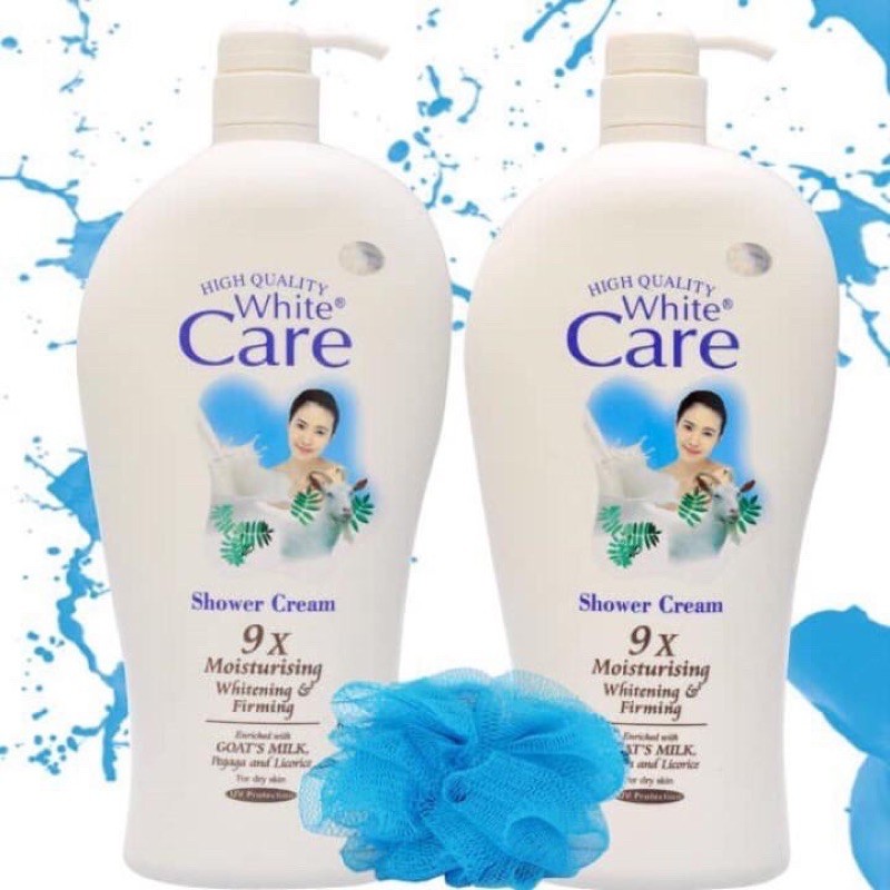 SALE OFF ] Sữa tắm dê White Care trắng mịn 1200ml – hàng Thái Lan Chính Hãng