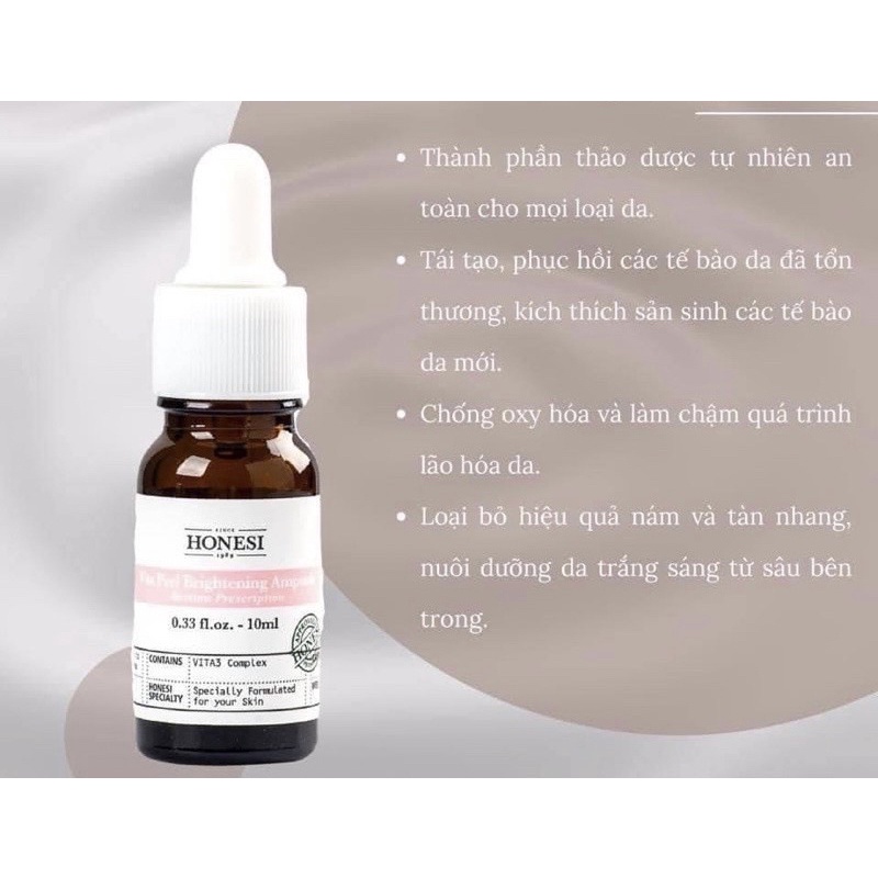 HONESI Serum chính hãng TRẮNG DA HÀN QUỐC ( Tách Set 1 Lọ )