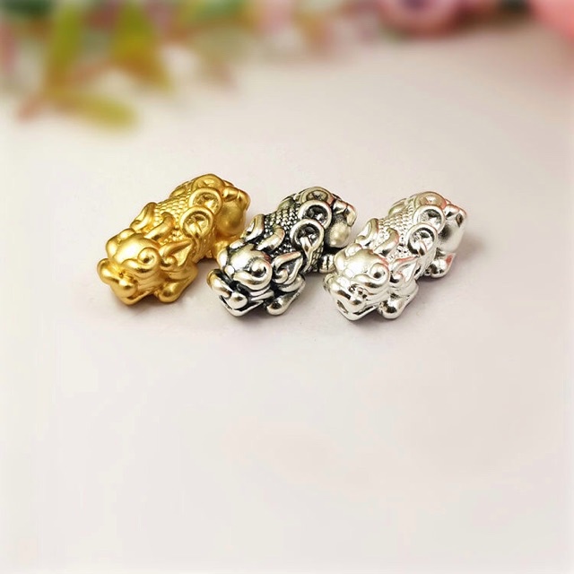 ✅ BÁN SỈ ✅ Charm Tỳ Hưu bạc vẩy rồng hàng đẹp - Bạc chuẩn loại 1, PH129