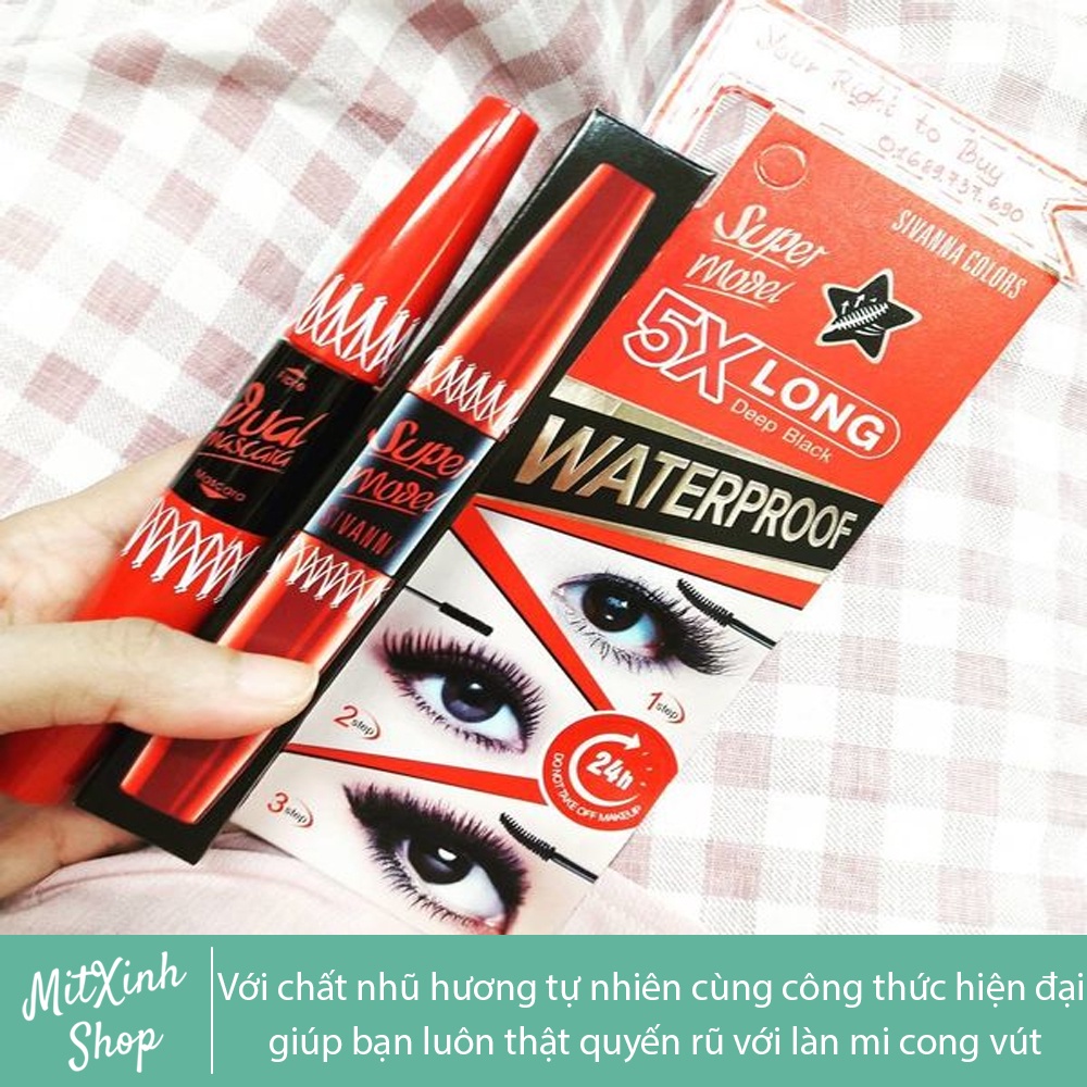 MASCARA THẦN THÁNH 5X LONG SIVANA - MẪU MỚI NHẤT - DATE 2027