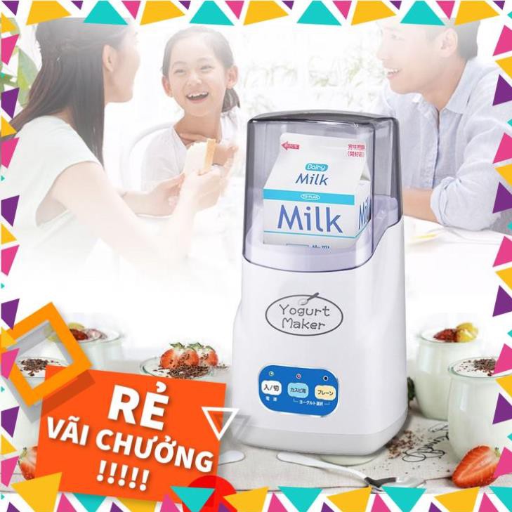 [HOT] Máy Làm Sữa Chua Nhật Bản Tại Nhà Yogurt Maker, 3 Nút Tự Động Công Nghệ Mới, Bảo Hành 12 Tháng