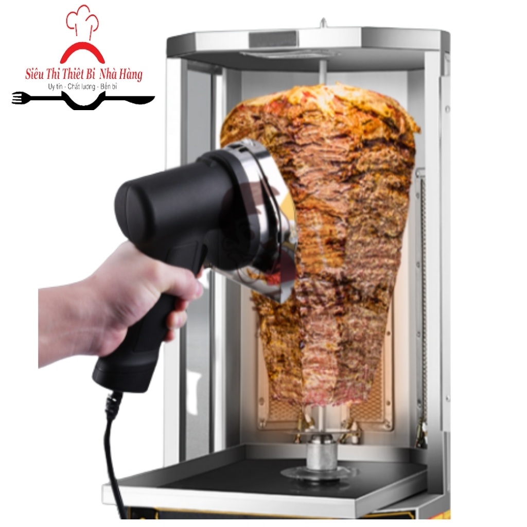 Máy dao cắt thái thịt nướng bánh mì Doner Kebab Thổ Nhĩ Kỳ KS100E