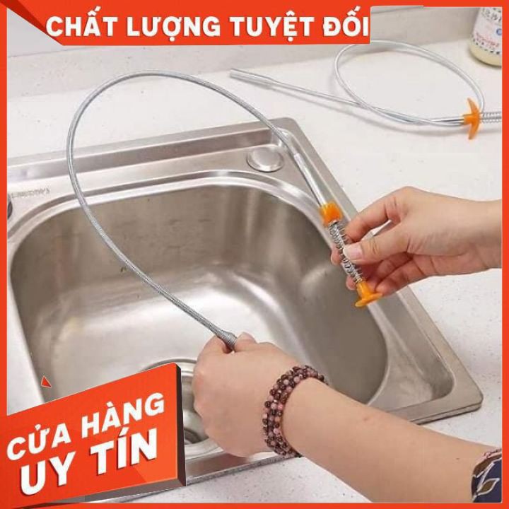 [Ảnh Thật+Video][Hàng Loại 1] Dây Thông Tắc Cống Lò Xo Gắp Rác Tiện Dụng