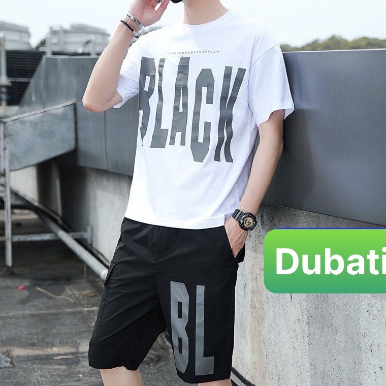 ĐỒ BỘ THỂ THAO CHỮ BLACK, SET ĐỒ BỘ THỂ THAO SANG CHẢNH MỚI NHẤT - DUBATI FASHION