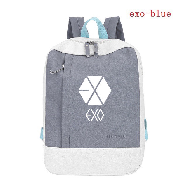 new wanna one bts exo monsta X backpack school bags balo thời trang Cặp đi học