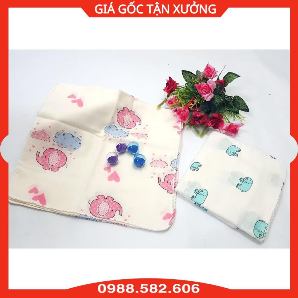 [GÓI 10 CHIẾC] Khăn Sữa In Họa Tiết Xuất Nhật - Khăn Xô 2 Lớp Mềm Mại - 4905421682308