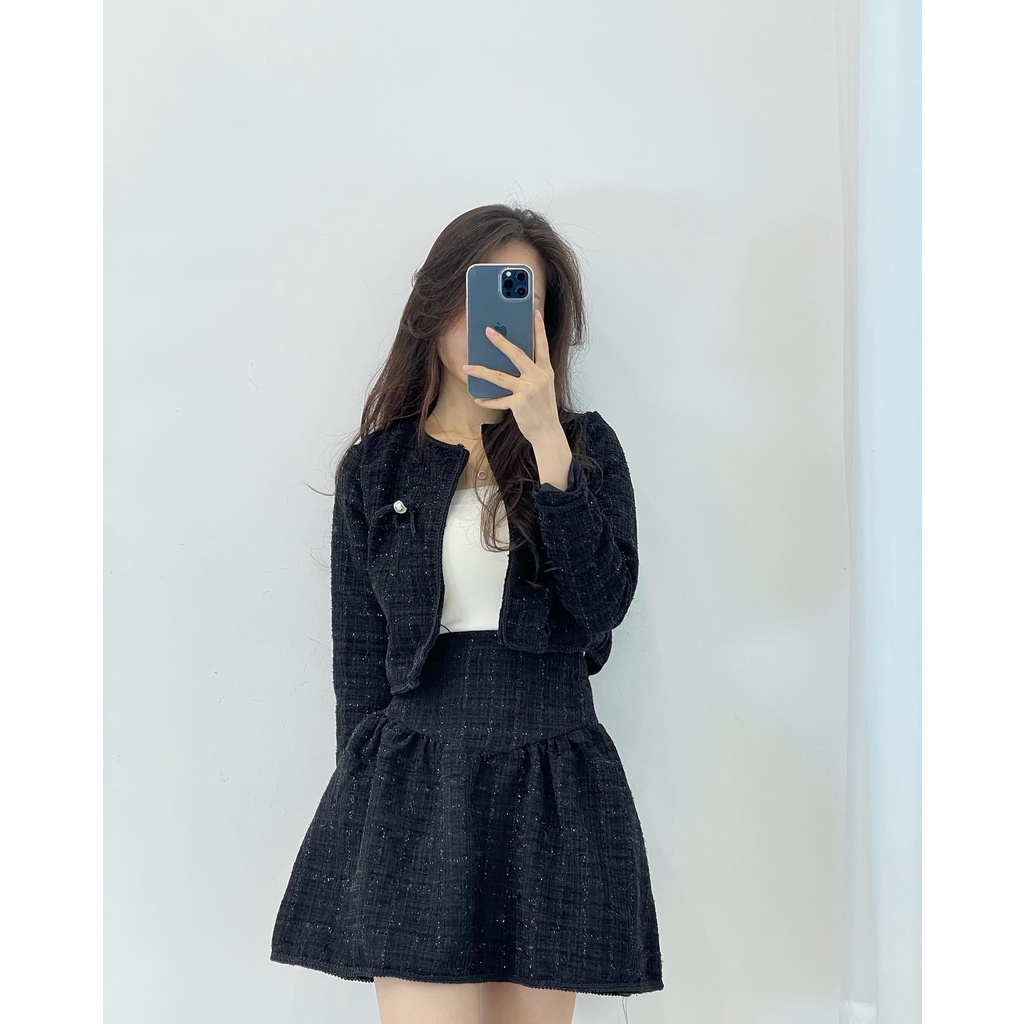 ( FREESHIP) Set dạ kim tuyến hàng quảng châu Miho house