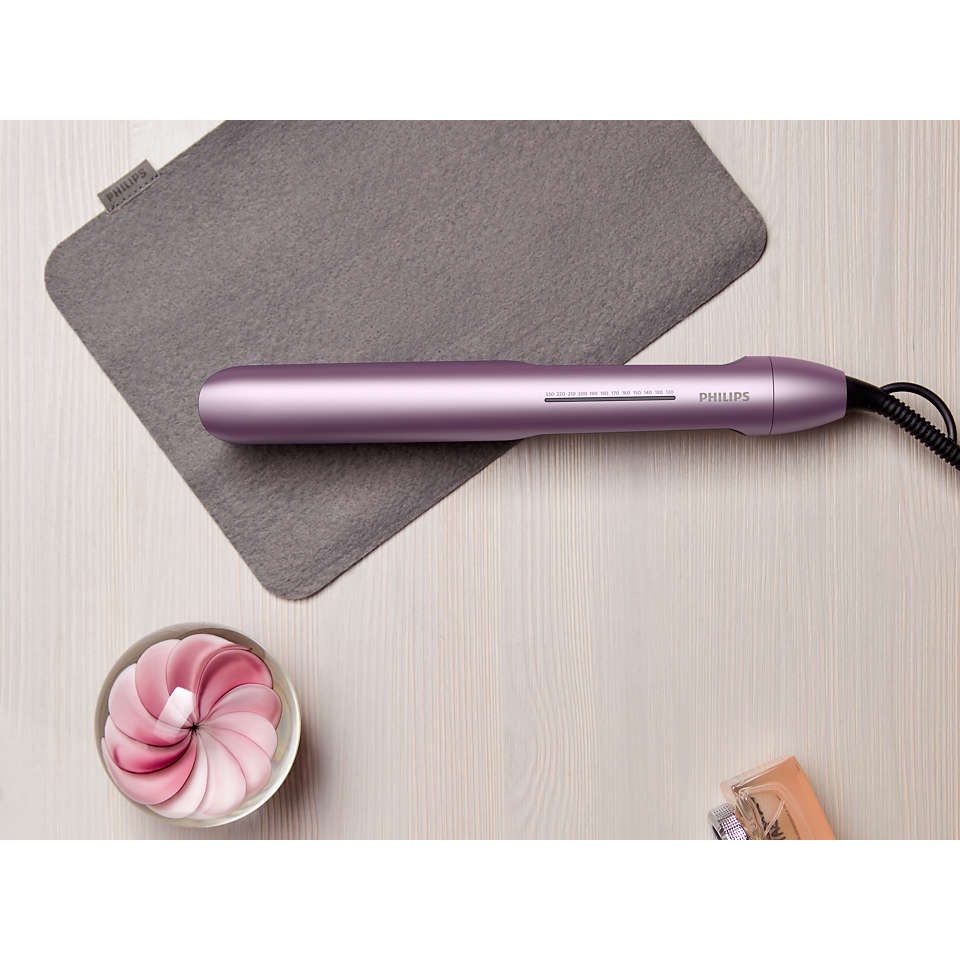 Máy ép tóc Philips BHS530, tạo kiểu dễ dàng, nhiệt độ an toàn tránh gây hư tổn, bảo hành 2 năm | Hàng chính hãng