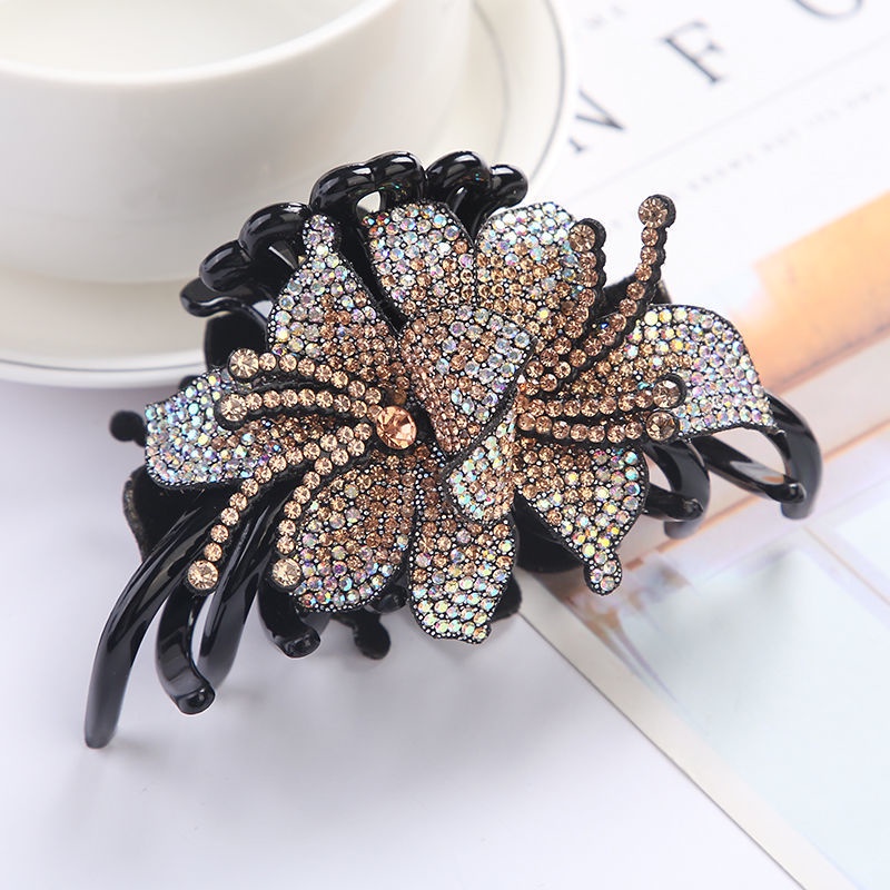 Mới Kẹp Tóc Mỏ Vịt Ba Răng Răng Lớn Phong Cách Hàn Quốc