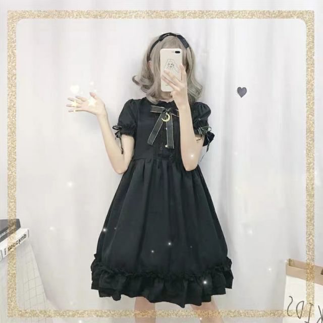 [ORDER] ĐẦM/VÁY NGẮN TAY PHONG CÁCH GOTHIC LOLITA