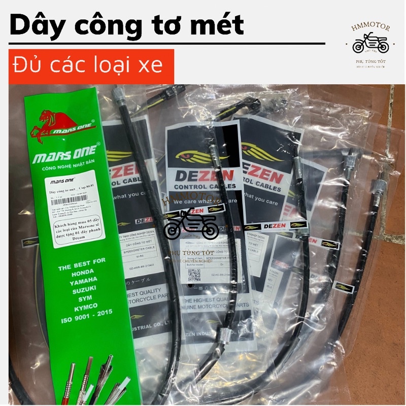 Dây công tơ mét xe máy đủ loại Wave, dream, abl, Lead,
