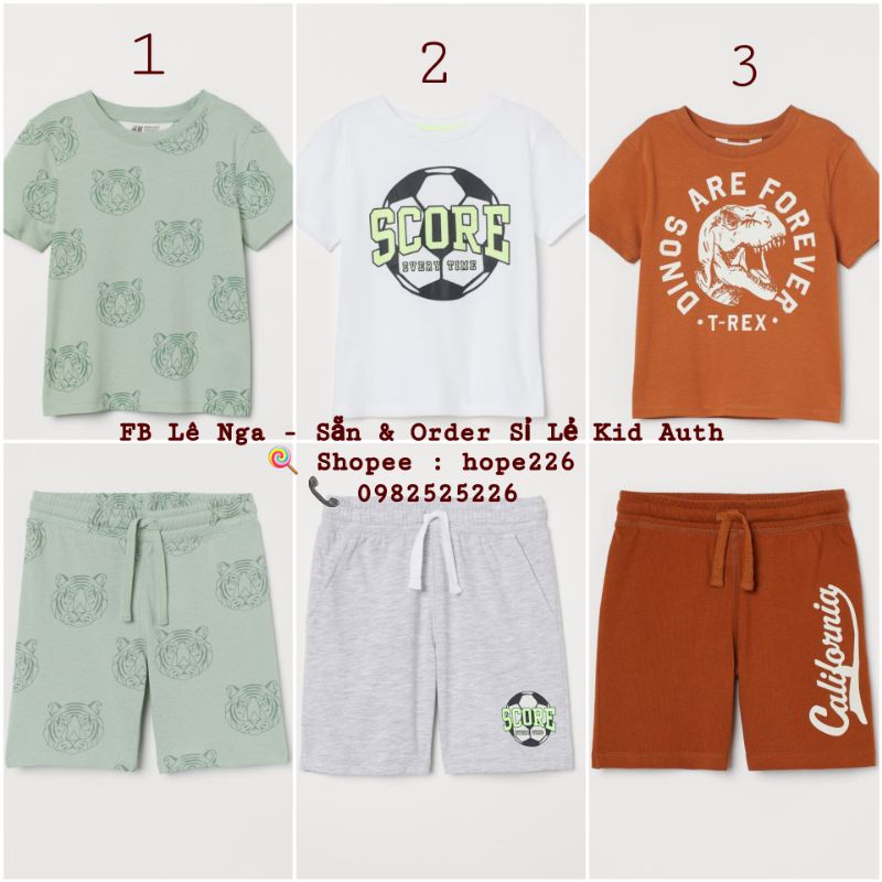 Set bộ bạn lớn HM UK chính hãng sz 1.5-2y, 2-4y, 4-6y (ĐỌC KỸ LƯU Ý)