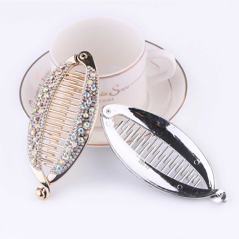 BACK2LIFE Women Banana Clips Barrettes Fish Shape Hair Clips