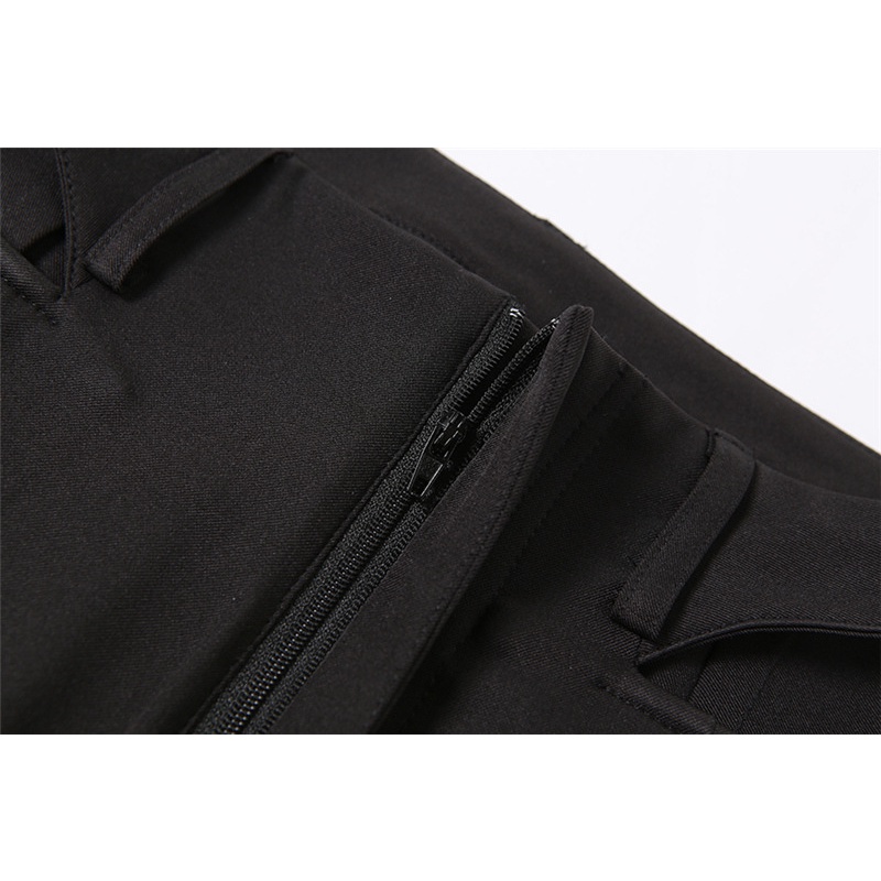 DUNEA Quần Dài Dáng Rộng Thiết Kế Cắt Cá Tính Quyến Rũ Cho Nữ