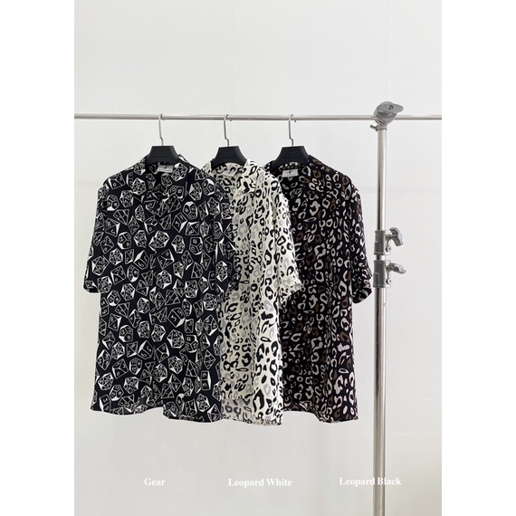 Áo sơ mi cổ vest hoạ tiết, dáng suông [Paisley Shirt]