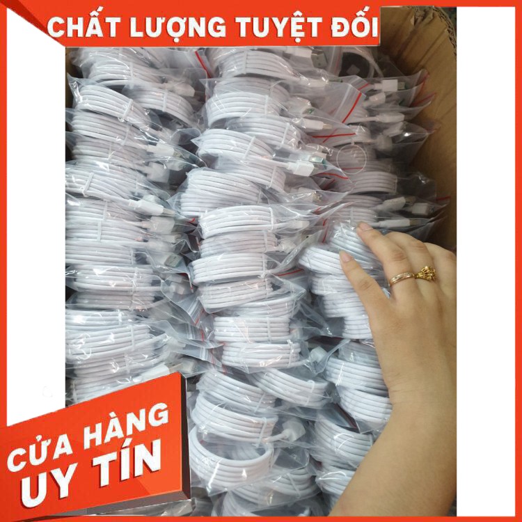 [CHẤT LƯỢNG SỐ 1]  Cáp Sạc Iphone Zin Bóc Máy Chính Hãng, Sạc Không Nóng Máy, Dây Sợi To Không Bị Gãy Đầu