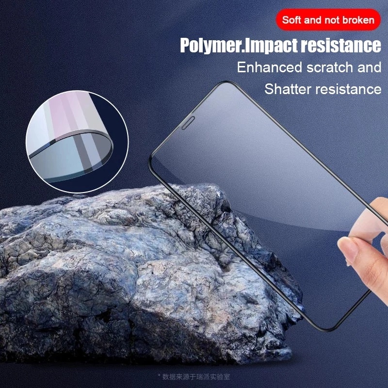 [Không bao giờ vỡ]kính cường lực dẻo Full màn chống nhìn trộm Cho iPhone 14 13 12 11 Pro Max 13 Mini X XS XR 6 6S 7 8 Plus