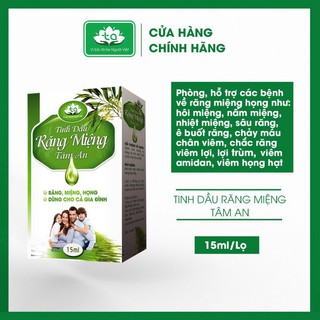 Tinh dầu răng miệng chữa hôi miệng, sâu răng, viêm lợi chảy máu chân răng