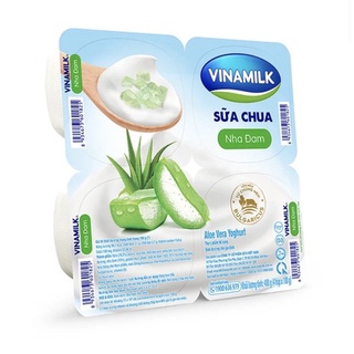 Sữa Chua Ăn Vinamilk Vị Nha Đam - Vỉ 4 hộp x 100g