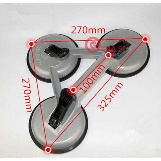 Dụng cụ hít kính cầm tay 3 chân, lực hít 145kg ❤️freeship❤️