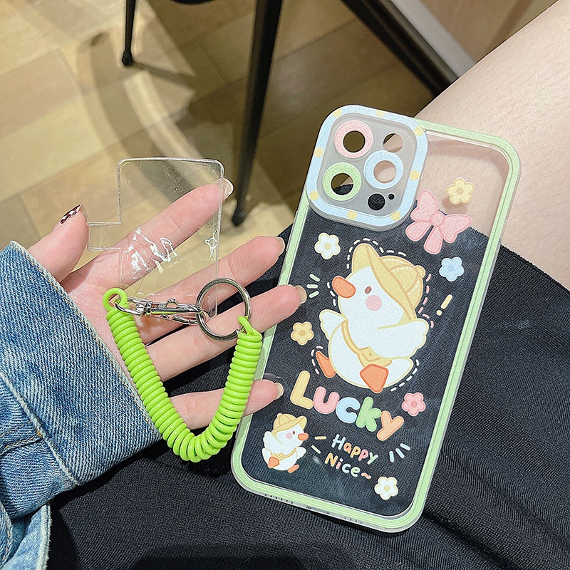 Ốp lưng iphone ốp Điện Thoại Trong Suốt Họa Tiết Hoạt Hình Dễ Thương Cho iPhone 14 13 12 11 PROMAX XS XR XSMAX SE2020 6 7 8