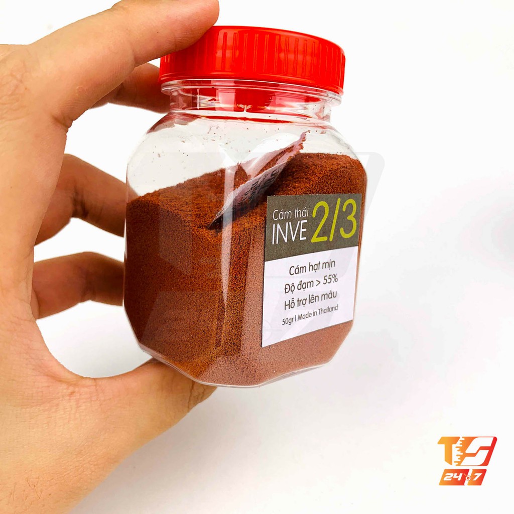 Cám Thái Inve 2/3 50g - Thức Ăn Cá Bột Cho Betta, Guppy, Vàng Mới Nở