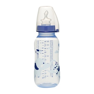 Bình sữa PP cổ thường Trendy 250 ml núm ti chỉnh nha, chống sặc