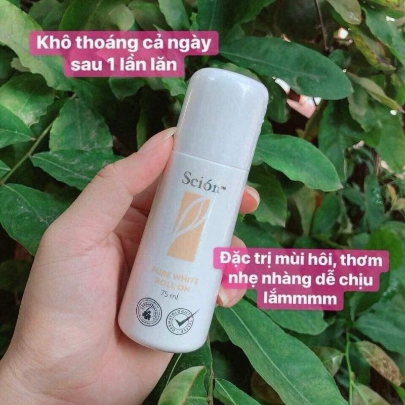 Lăn nách S C I O N𝙃𝘼̀𝙉𝙂 𝙇𝙊𝘼̣𝙄 𝟭thể tích 75ml,khử mùi nhanh chóng,khô thoáng và có tác dụng trong 48h