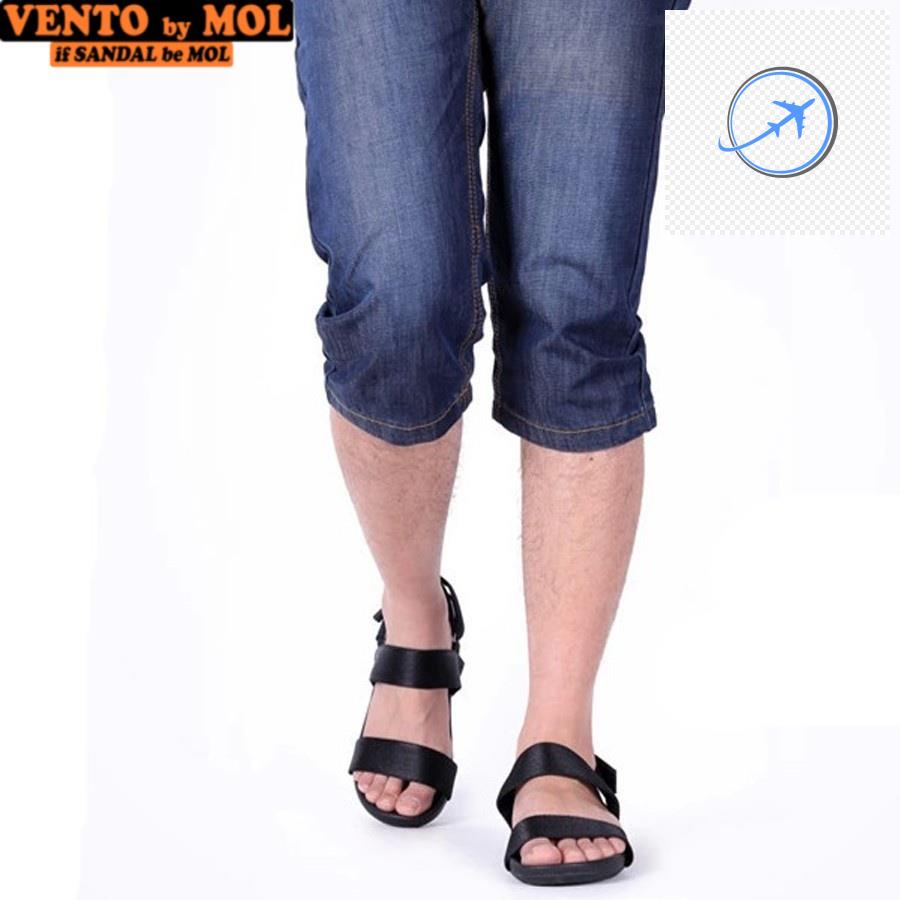 🤶🤶 Giày sandal Vento nam 2 quai ngang vải dù có quai hậu cố định mang đi học đi biển du lịch NV4906B 🤶