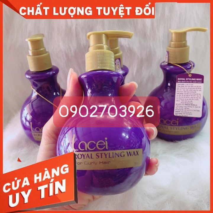 Wax tạo kiểu tóc Lacei ( hũ màu tím ) giữ nếp tóc uấn mềm -vào lọn tự nhiên-không bết -dưỡng tóc chống khô sơ trẻ ngọn