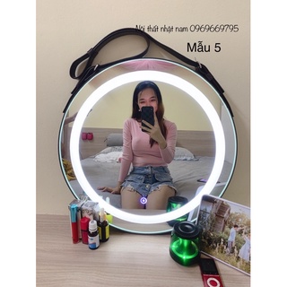 Gương treo tường đèn led 💥𝗛𝗮̀𝗻𝗴 𝗖𝗼́ 𝗦𝗮̆̃𝗻💥 , Gương trang điểm treo tường đèn led cảm ứng