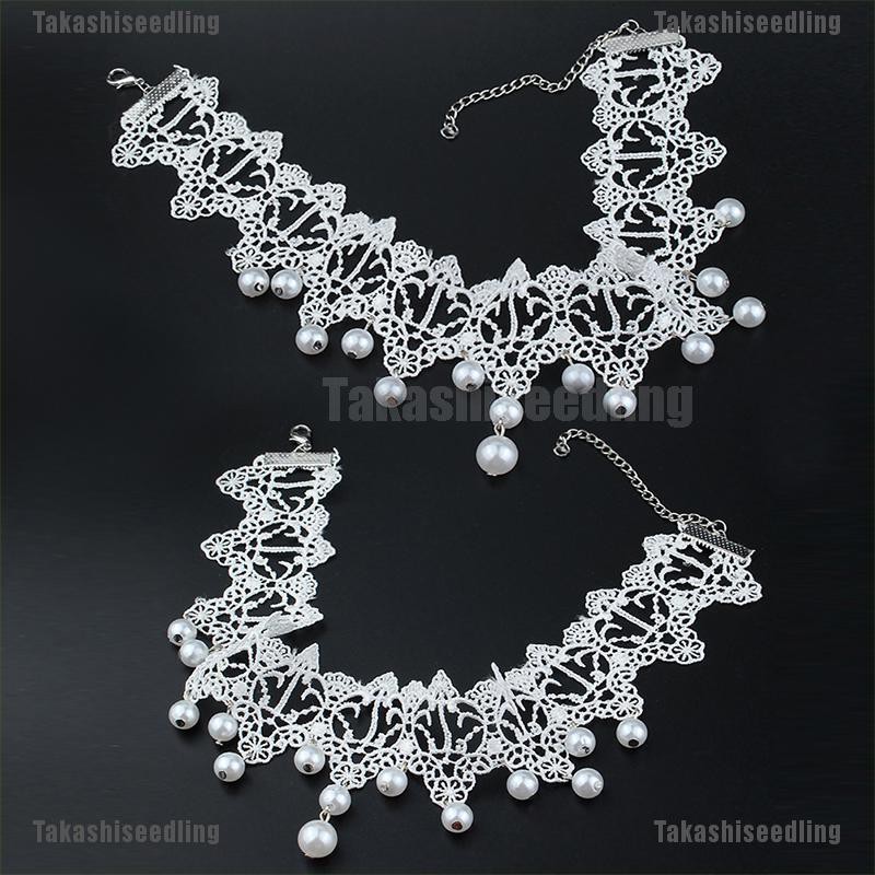 Choker Ren Đính Ngọc Trai Sáng Tạo