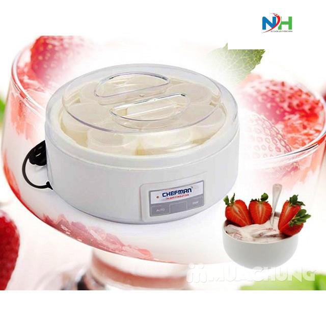 Máy làm sữa chua 16 cốc nhựa Chefman -Bảo hành 24 tháng