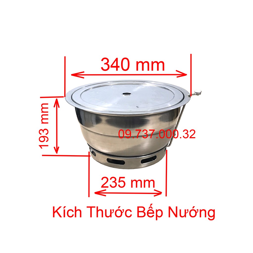 Bếp nướng tại bàn, lò nướng thịt bằng than âm bàn