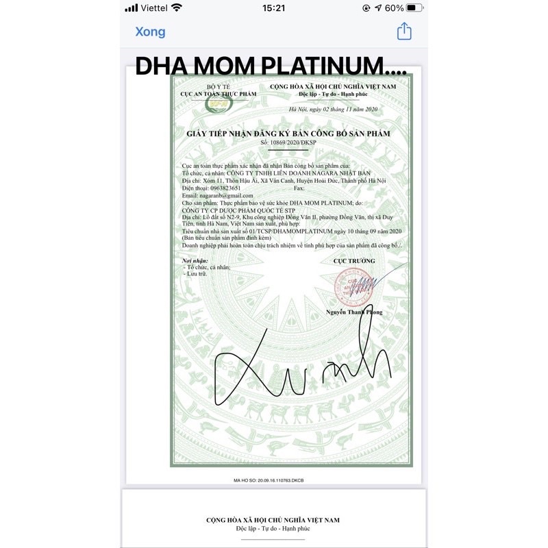 Viên bổ sung vitamin khoáng chất DHA Mom
