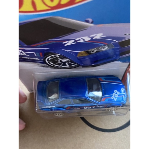 Xe mô hình Hot Wheels BMW E36 M3 Race, màu xanh hiếm hotwheels Basic