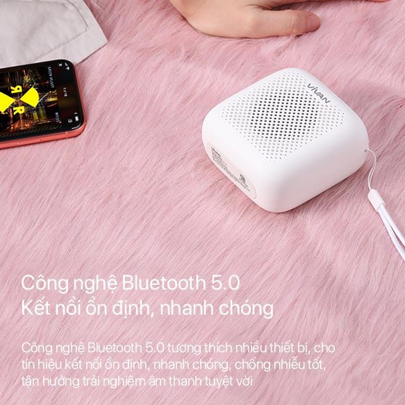 [HÀNG CHÍNH HÃNG] Loa bluetooth Vivan VS1 công suất 5W