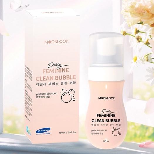 Dung Dịch Vệ Sinh Vùng Kín MoonLook Daily Feminine Clean Bubble Dạng Bọt Tuyết 150ml