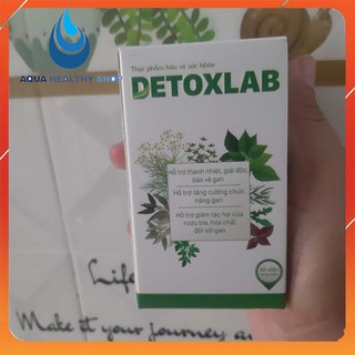 VIÊN UỐNG DETOXLAB - Hỗ Trợ Mát Gan Diệt Ký Sinh Trùng Nâng Cao Thể Trạng Mạnh Đề Kháng - CHÍNH HÃNG HỘP 30 VIÊN