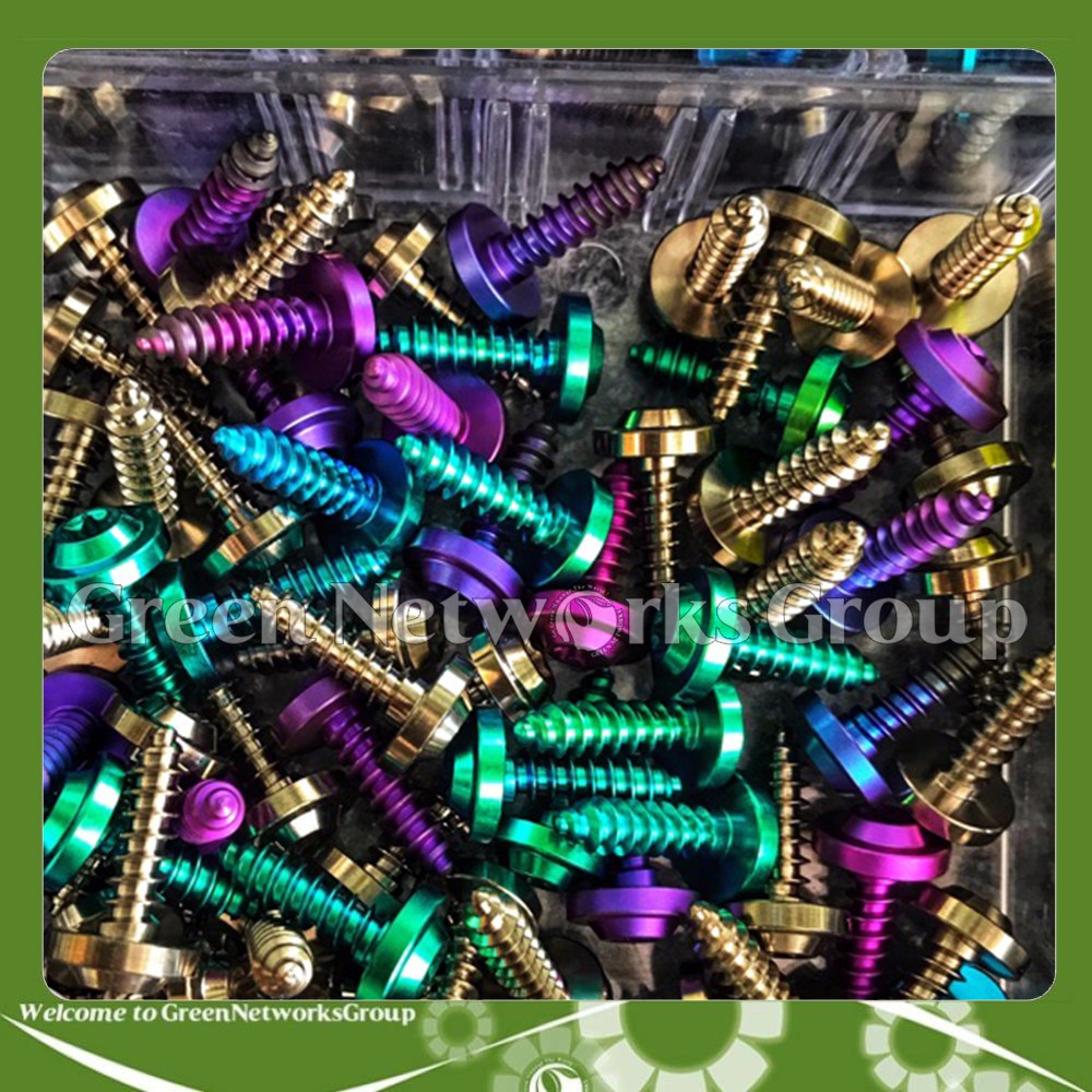 Ốc TIANIUM GR5 áo Yamaha lên màu sẵn - Greennetworks