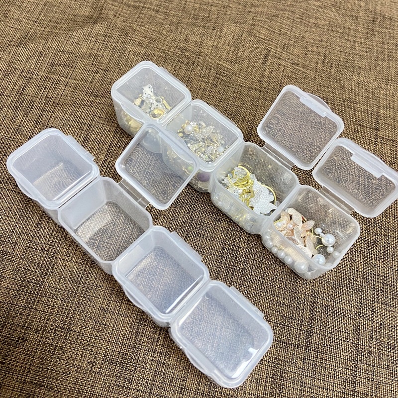 Hộp đựng charm, đá , phụ kiện nail 28 ô và 56 ô
